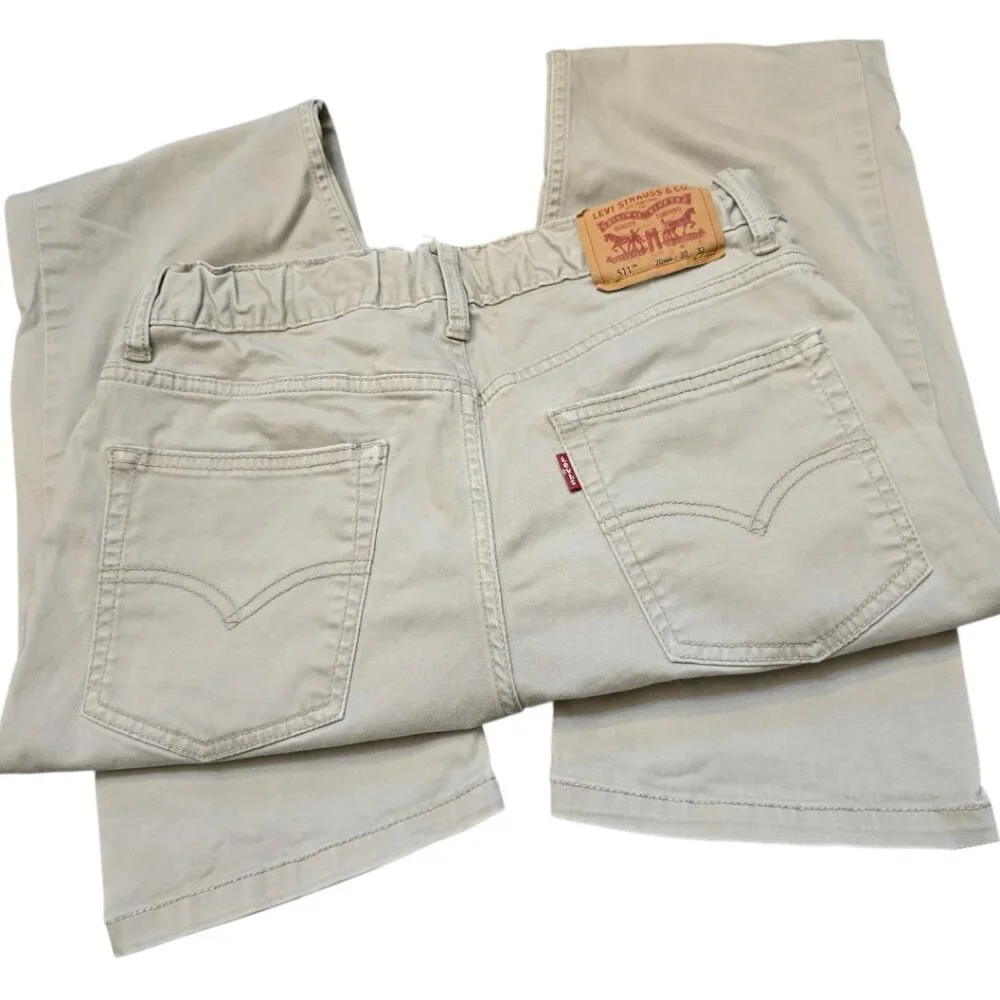 Big Boy's Khaki LEVI'S 511 Slim sz 20 Regular